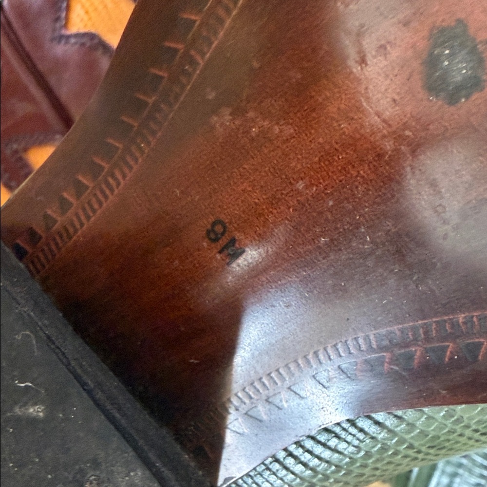 Western cowboy boots,, Green, Brown & Yellow - Picture 8 of 9